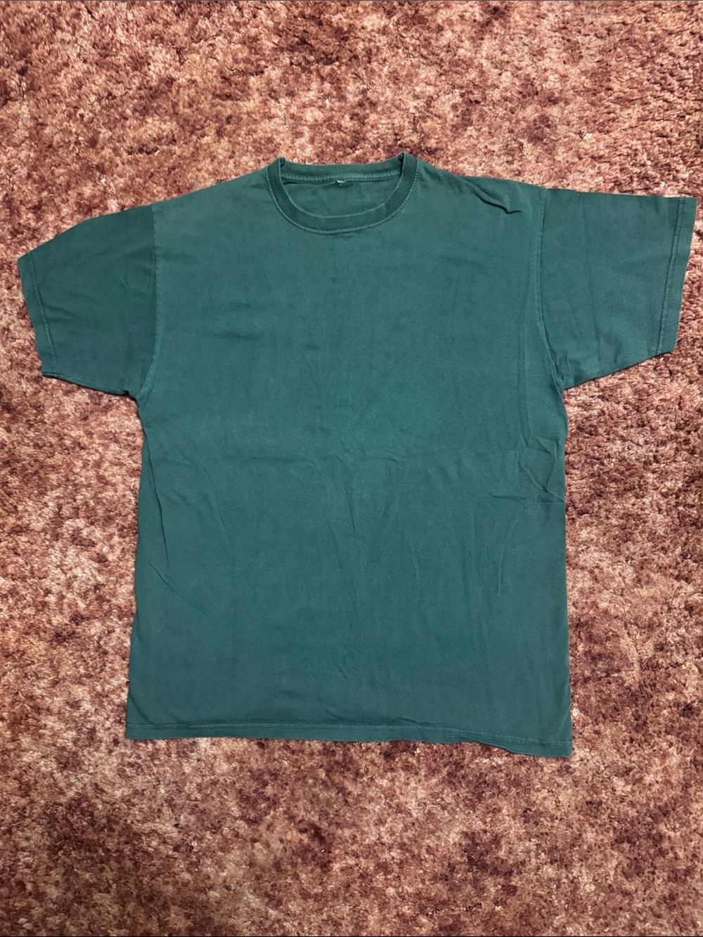 Men's Short Sleeve Crewneck T-Shirt in Forest Green